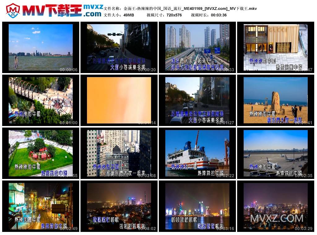 金面王-热辣辣的中国_国语_流行_ME401169